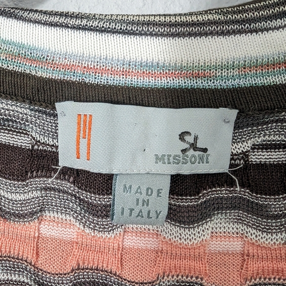 Vintage M. Missoni zigzag stripe corset sleeveless sweater - Picture 2 of 9